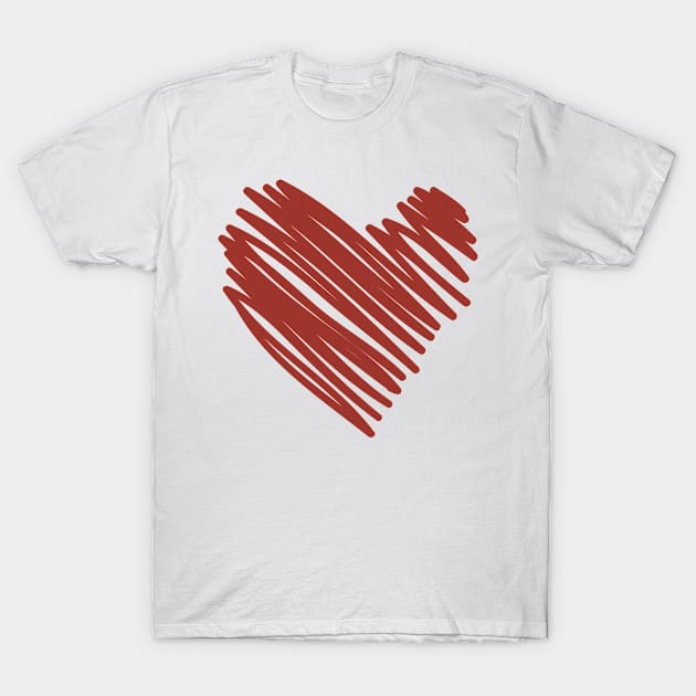 Heart T-Shirt by Bakr